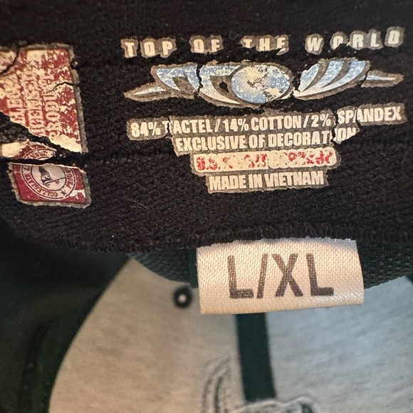 Top Of The World Charlotte 49ers Mens Cap Stretch Fit Memory Fit OSFM Green L/XL - Picture 9 of 9